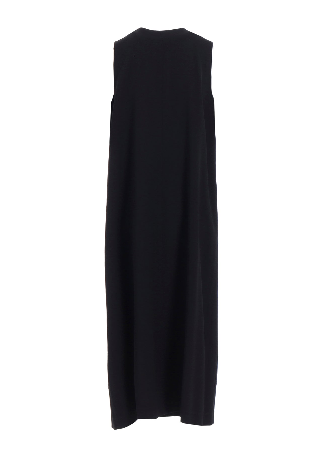 WOOL GABARDINE FRONT OPEN DRESS