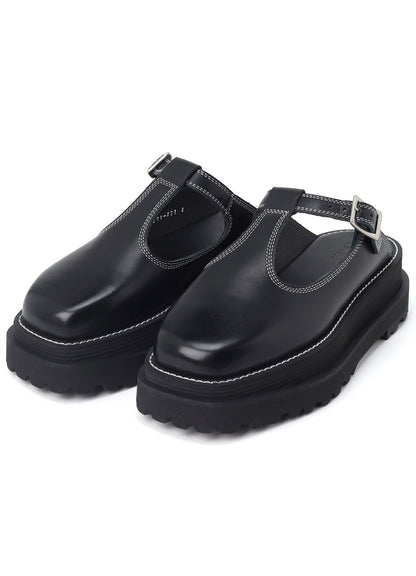 COW LEATHER MARY JANE SANDALS
