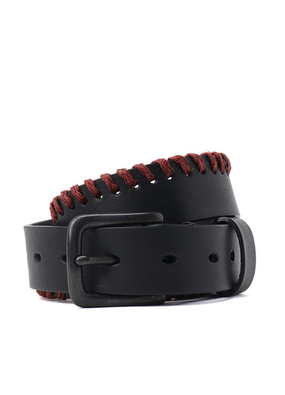 30MM LEATHER STITCH BELT