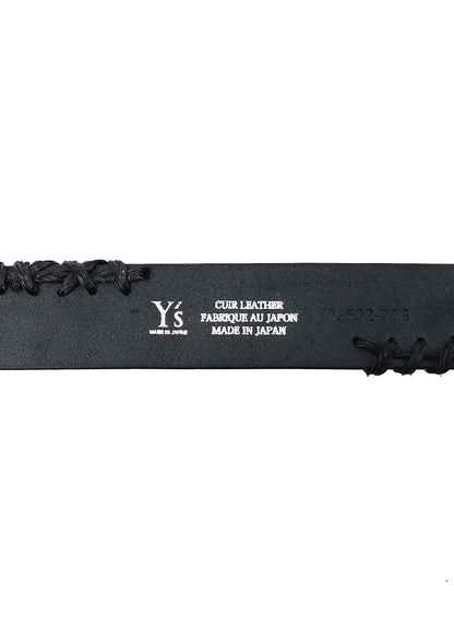 30MM LEATHER STITCH BELT