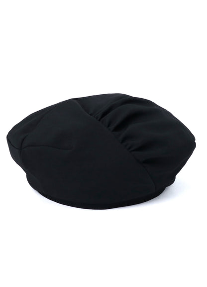 WOOL GABARDINE DART BERET