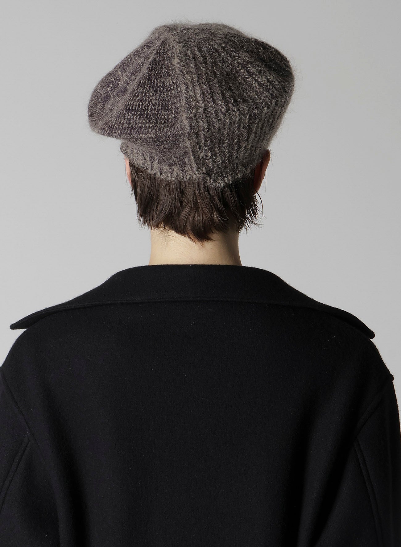 MAHAIR WOOL COMBINATION BERET