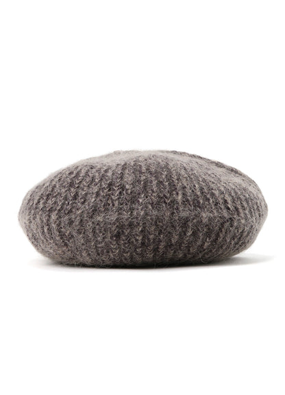 MAHAIR WOOL COMBINATION BERET