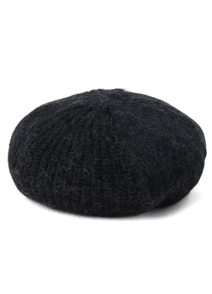 MAHAIR WOOL COMBINATION BERET