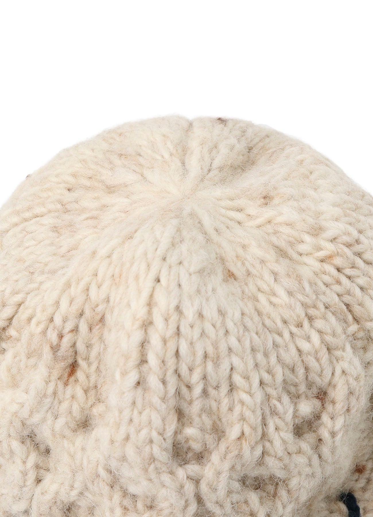 SLUB WOOL BEANIE W/ EAR FLAP