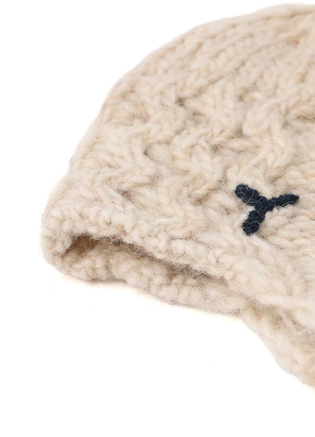 SLUB WOOL BEANIE W/ EAR FLAP