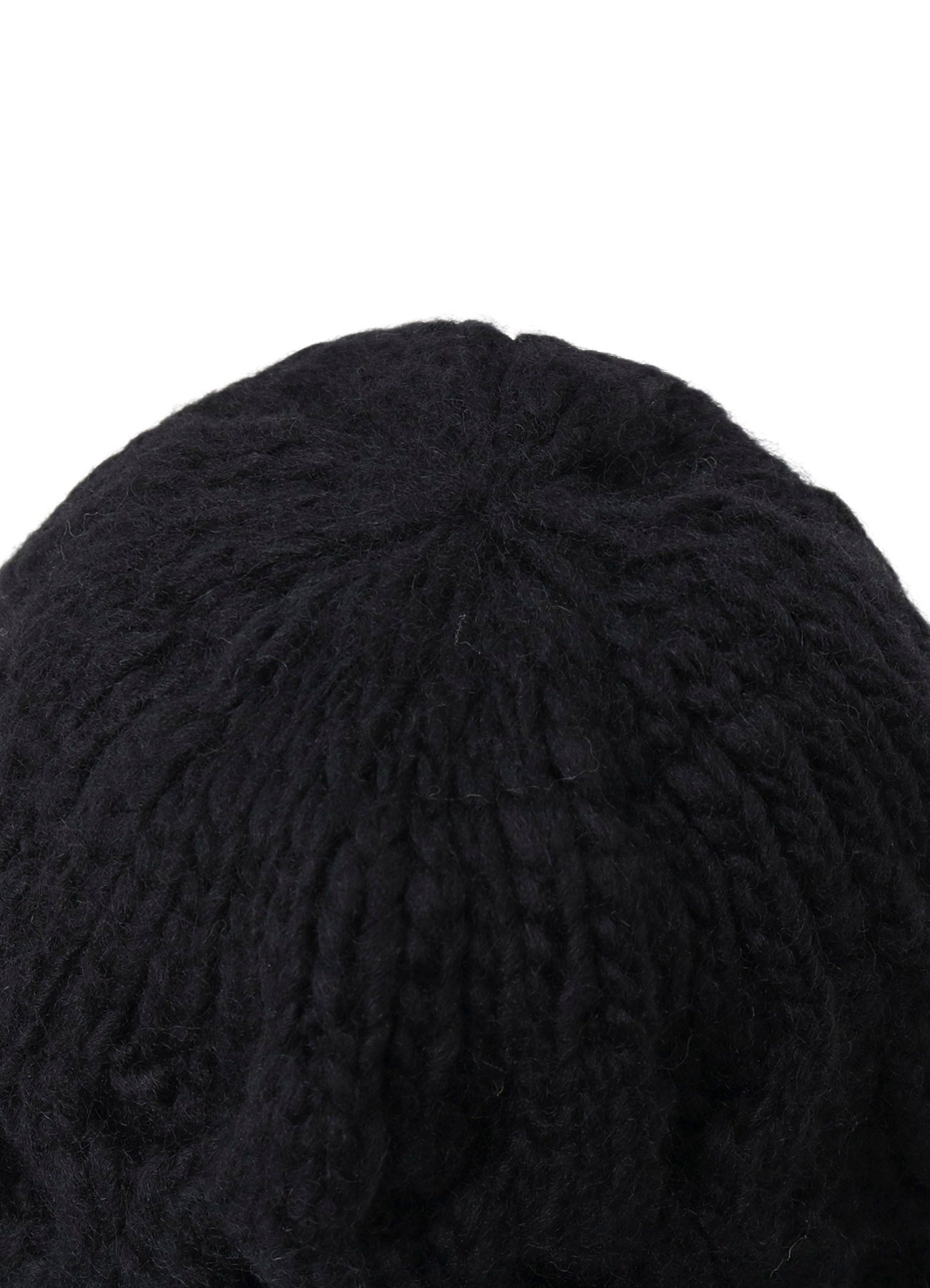 SLUB WOOL BEANIE W/ EAR FLAP