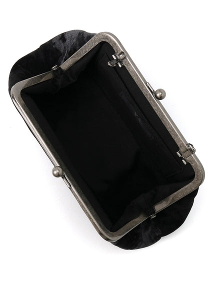 DISCHARGE-PRINTED VELVET CURVY BAG M