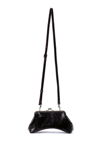 GLOSSY LEATHER CURVY BAG S