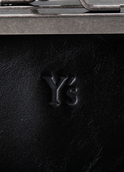 GLOSSY LEATHER CURVY BAG S
