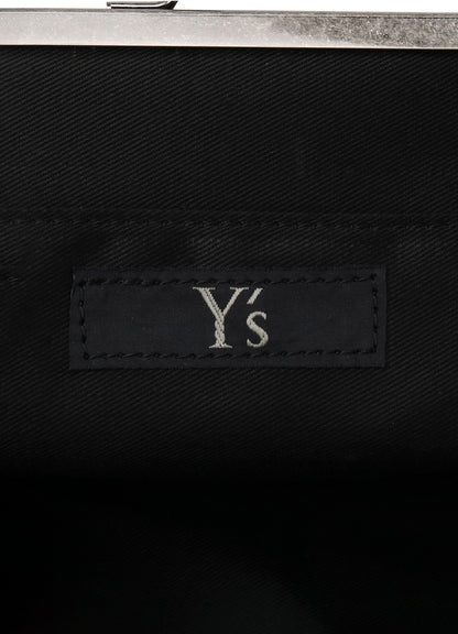 DISCHARGE-PRINTED VELVET CURVY BAG L