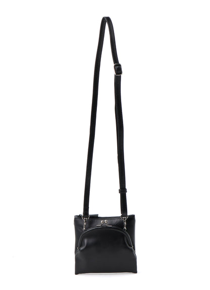 SEMI-GLOSS LEATHER MINI SHOULDER 2WAY BAG
