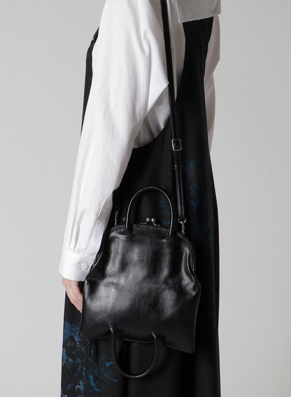 SEMI-GLOSS LEATHER SHOULDER 2WAY BAG