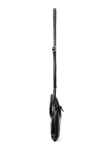 SEMI-GLOSS LEATHER SHOULDER 2WAY BAG
