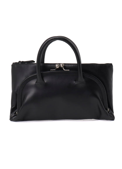 SEMI-GLOSS LEATHER SHOULDER 2WAY BAG