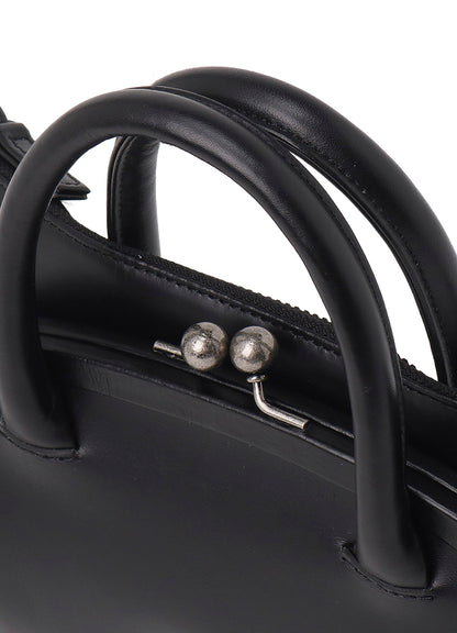 SEMI-GLOSS LEATHER SHOULDER 2WAY BAG