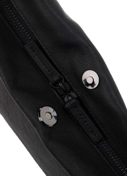 BRAIDED STRING LEATHER TOTE BAG