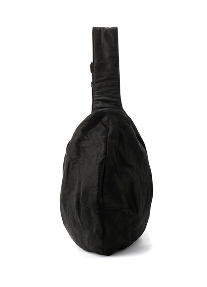 SOFT LEATHER GYOZA-STYLE BAG
