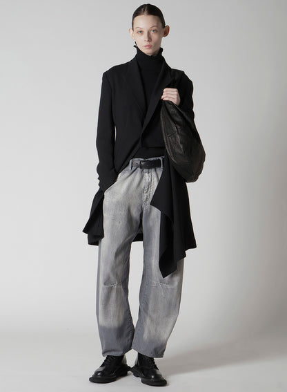 SOFT LEATHER GYOZA-STYLE BAG