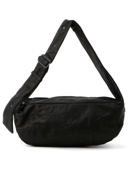 SOFT LEATHER BOX SHOULDER BAG