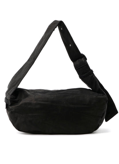 SOFT LEATHER BOX SHOULDER BAG