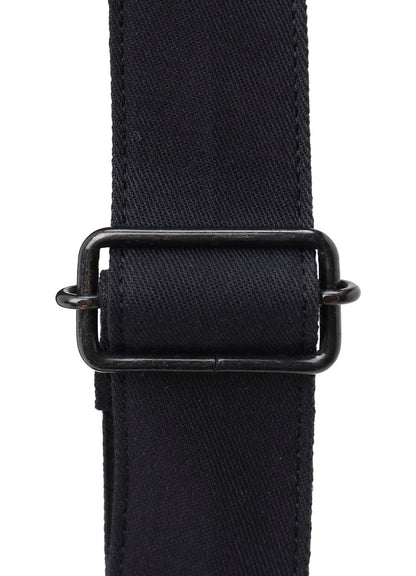 COTTON LINEN TWILL / LEATHER SACOCHE