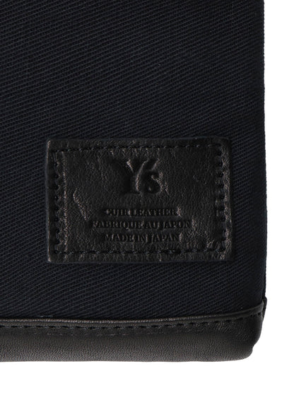COTTON LINEN TWILL / LEATHER SACOCHE