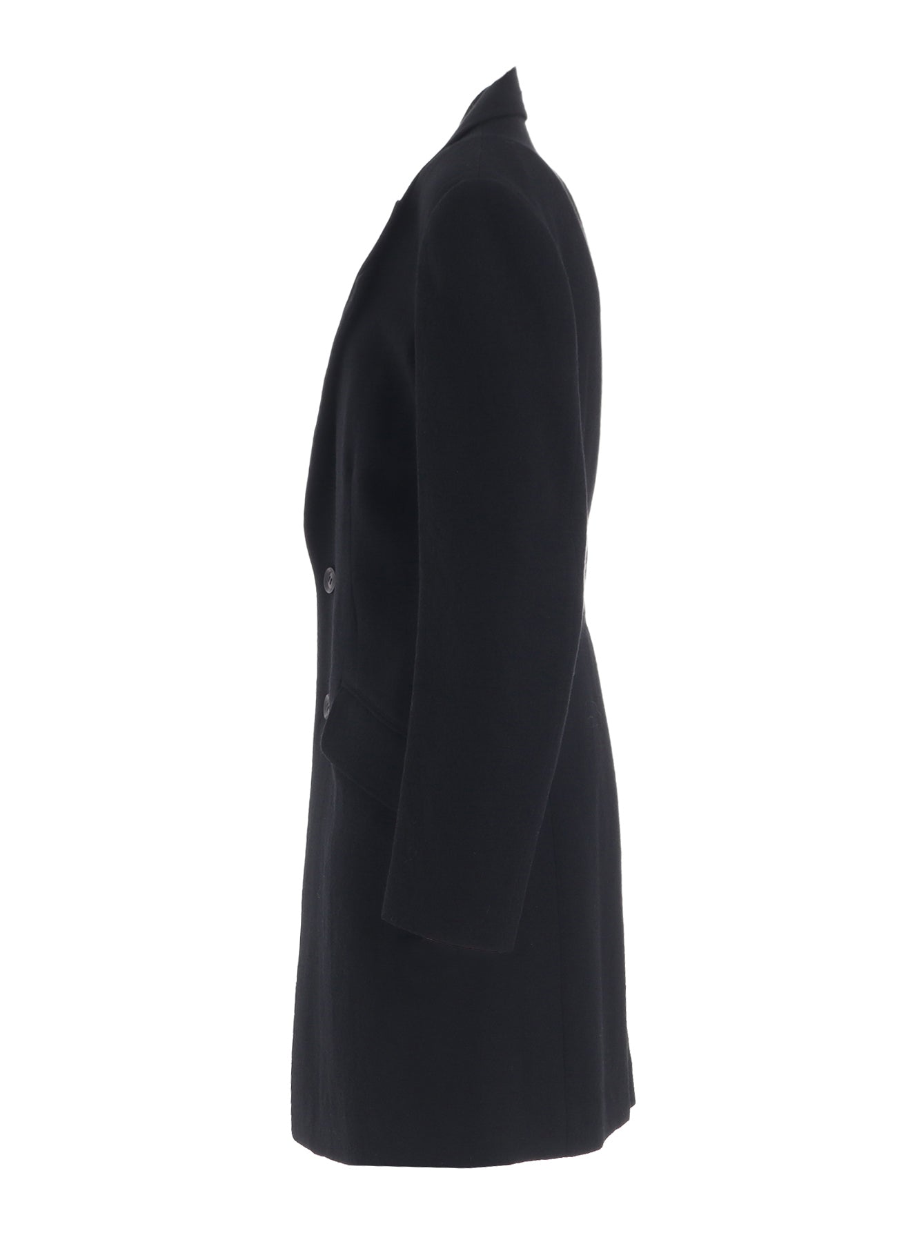 MILLING WOOL SERGE PEAKED LAPEL JACKET