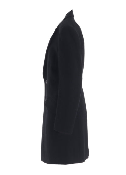 MILLING WOOL SERGE PEAKED LAPEL JACKET