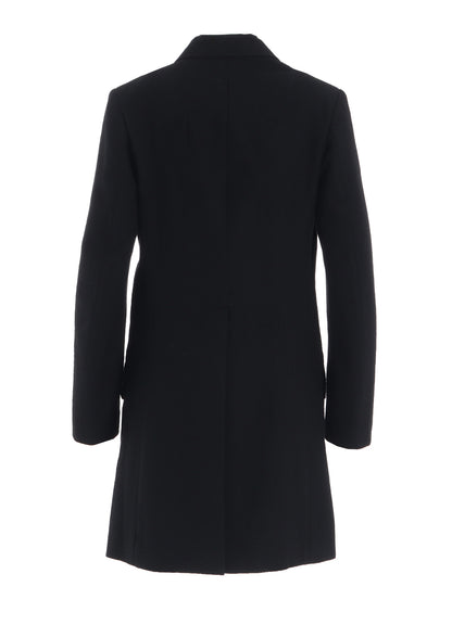 MILLING WOOL SERGE PEAKED LAPEL JACKET