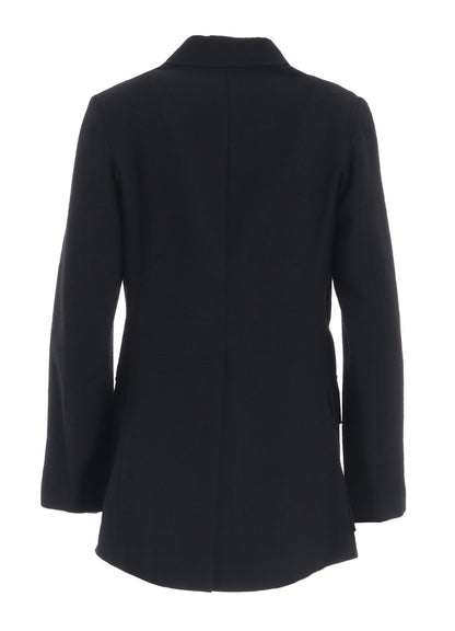 MILLING WOOL SERGE NOTCHED LAPEL JACKET