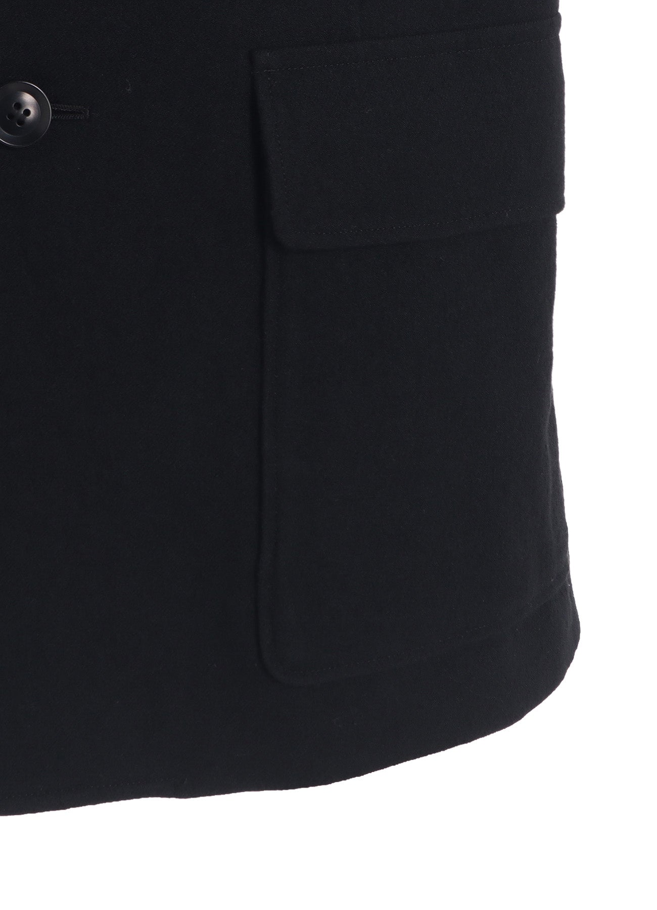 MILLING WOOL SERGE NOTCHED LAPEL JACKET