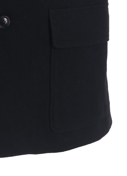 MILLING WOOL SERGE NOTCHED LAPEL JACKET