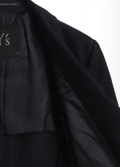 MILLING WOOL SERGE NOTCHED LAPEL JACKET