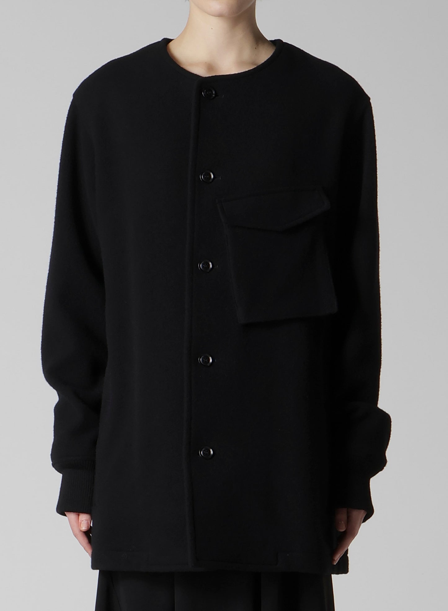 WOOL MOSSER LEFT SIDE CHEST POCKET JACKET