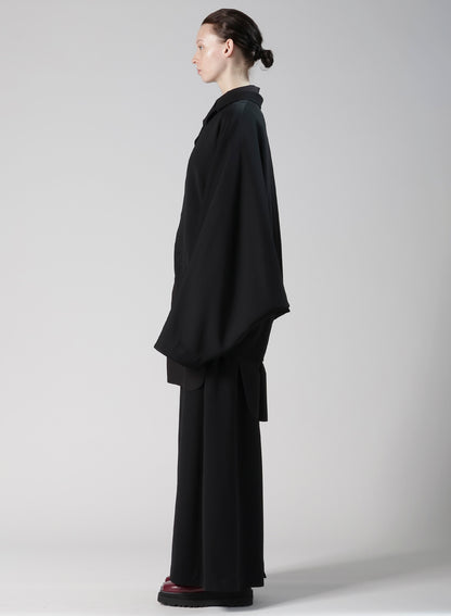 WOOL GABARDINE TAILORED DOLMAN JACKET