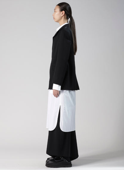 WOOL GABARDINE TAILORED JACKET