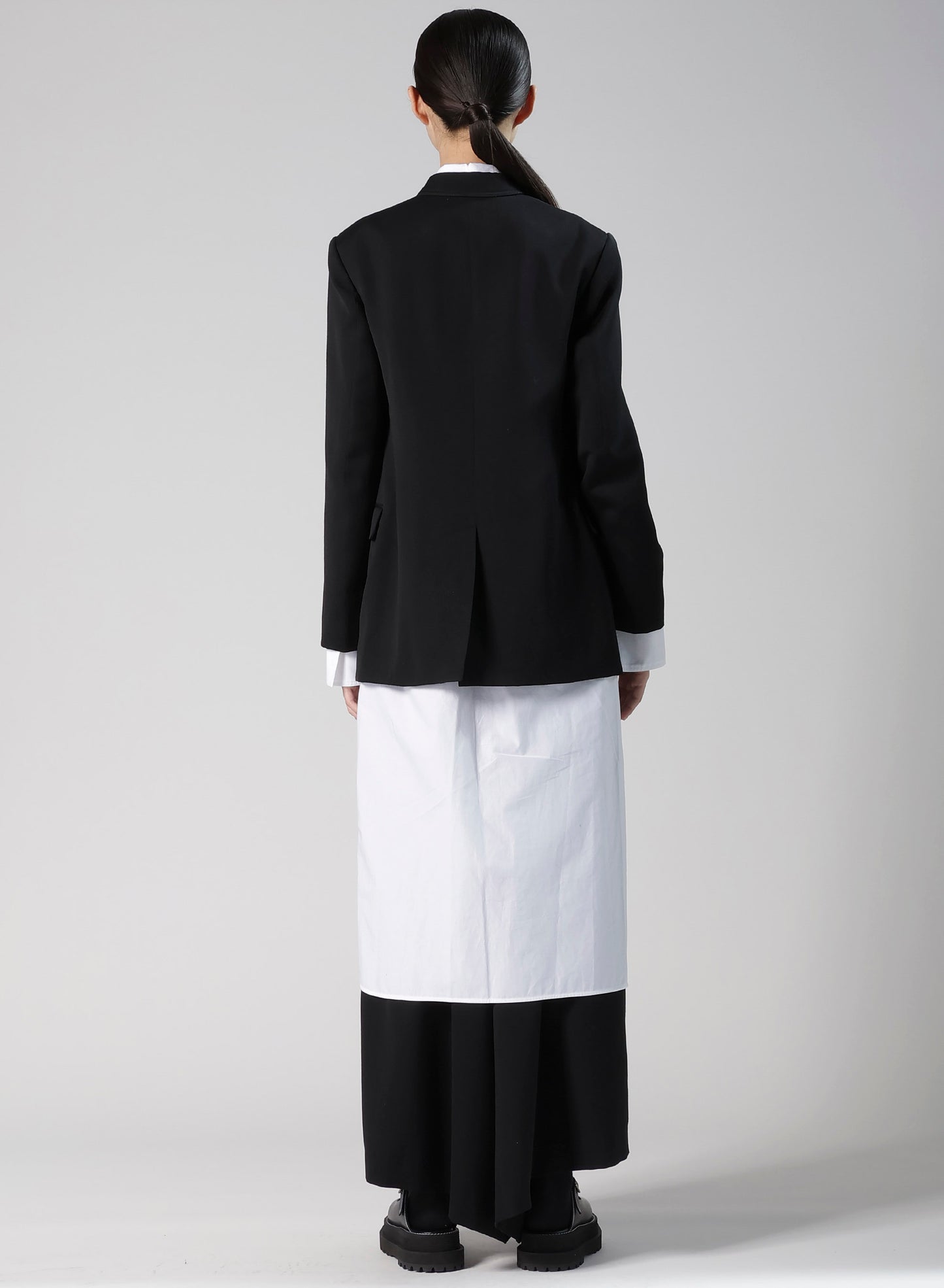 WOOL GABARDINE TAILORED JACKET