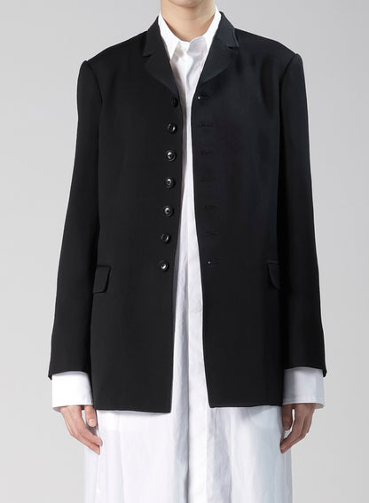 WOOL GABARDINE TAILORED JACKET