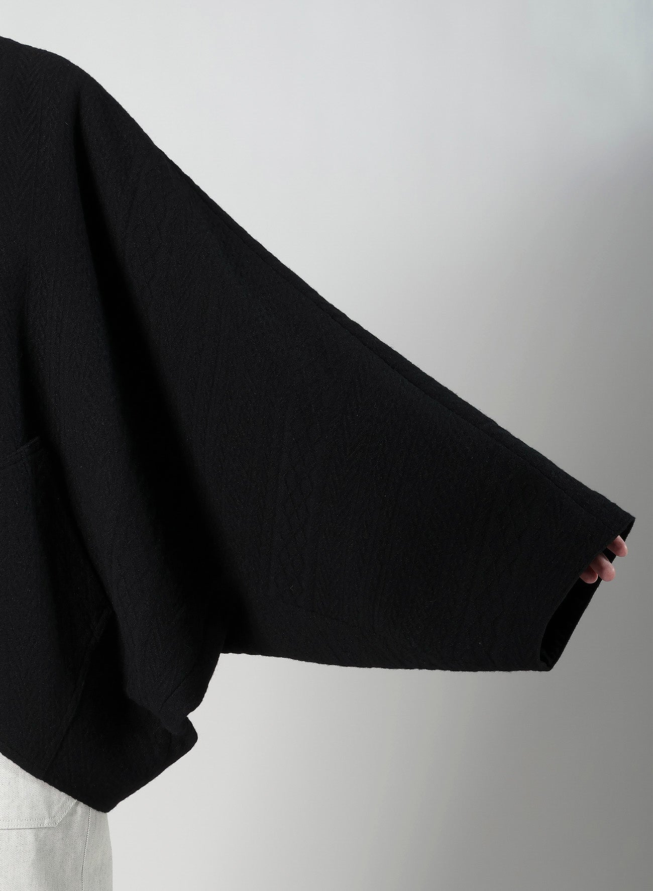 CABLE JQ KNIT DOLMAN SLEEVE JACKET