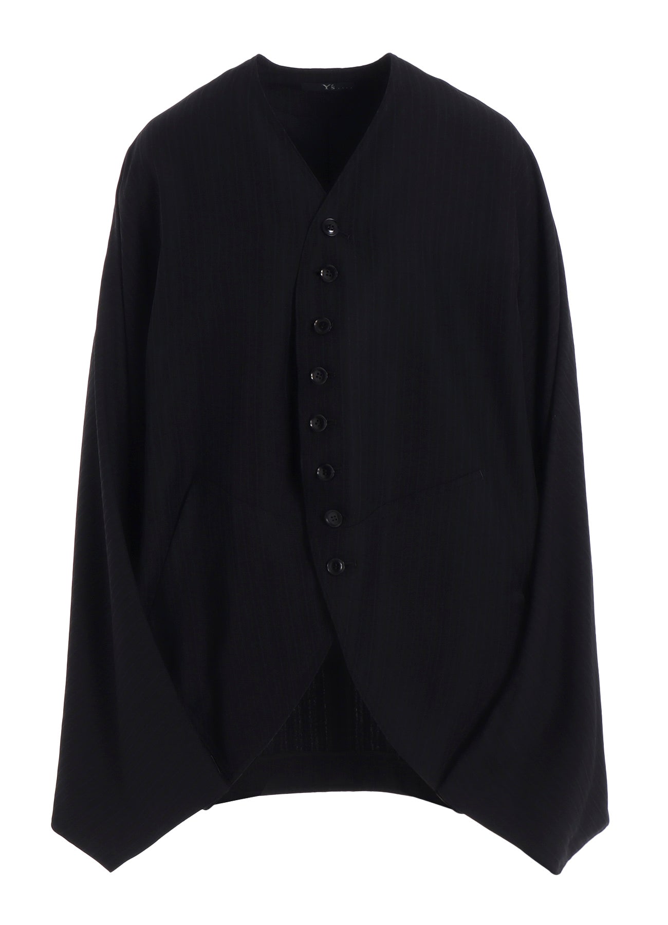 VISCOSE TWEED STRIPE DOLMAN SLEEVE JACKET