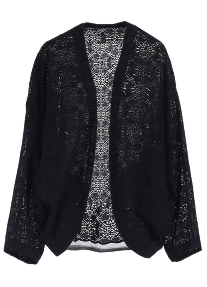 LACE DOLMAN SLEEVE JACKET