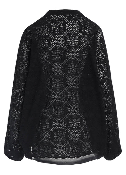 LACE DOLMAN SLEEVE JACKET