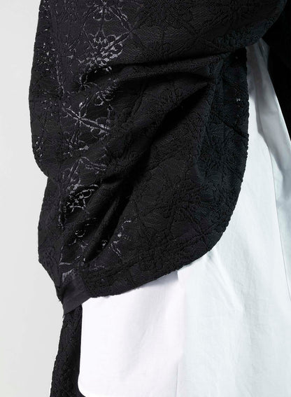 LACE DOLMAN SLEEVE JACKET