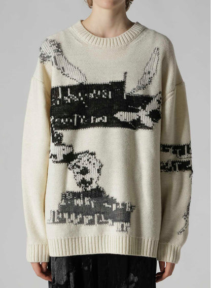 REVERSIBLE INTARSIA W JQ PULLOVER