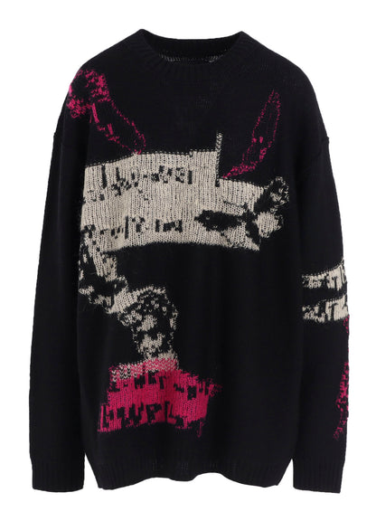 REVERSIBLE INTARSIA W JQ PULLOVER