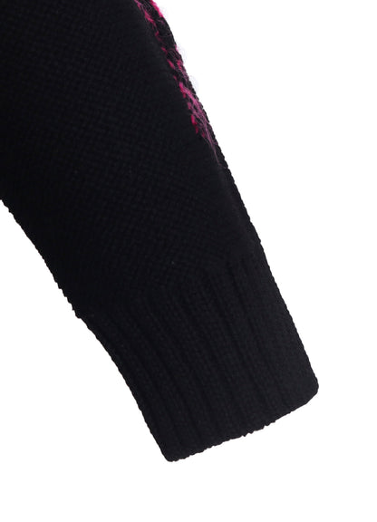 REVERSIBLE INTARSIA W JQ PULLOVER