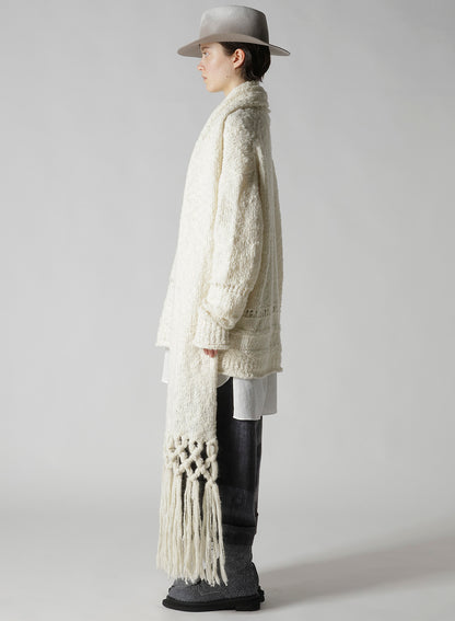 THICK SLUB JERSEY CURLED COLLAR PULLOVER
