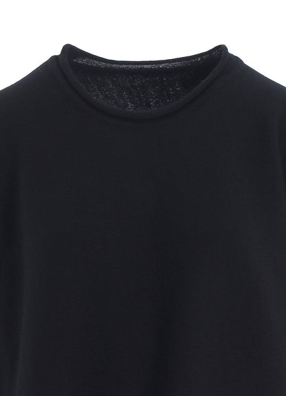 WOOL ASYMMETRIC CREW NECK PULLOVER