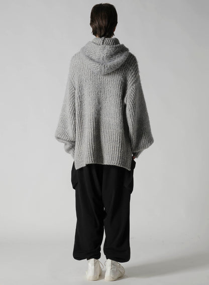 FLEECE RAISED HOODIE